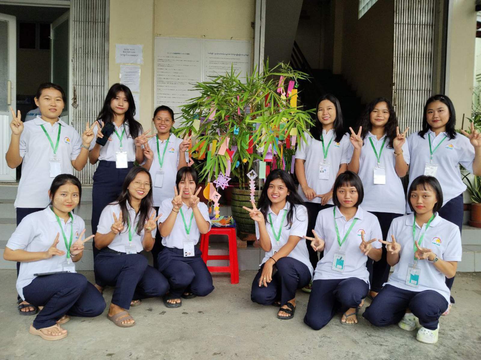 Haw Nan Training Center classroom and instructors